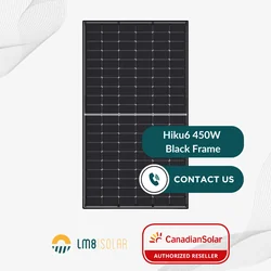 Canadian Solar 450W Black Frame, köp solpaneler i Europa