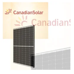 Canadian Solar CS6R-430T juodas rėmelis