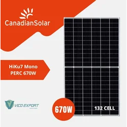 Canadian Solar CS7N-670MS // Canadian Solar 670W Saulės skydas