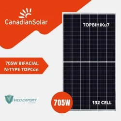 Canadian Solar CS7N-705TB-AG // BIFACIAL Canadian Solar 705W aurinkopaneeli