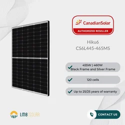Canadian Solar panely 460w Černý rám