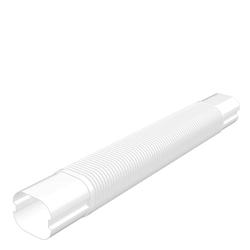 Canale flessibile per tubi condizionatori Tecnosystemi, New-Line MF100-EXC 520x98x73 bianco