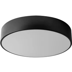 Candeeiro Plafond 50cm Teto Redondo app644-4c Preto