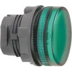 Cap de lumină de semnalizare Schneider Electric 22mm verde BA9S (ZB5AV03)