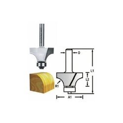 Cap de router Makita 16,7 x 31,8 x 8 mm | Freza de profil