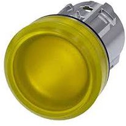 Cap lampă de semnalizare Siemens 22mm galben (3SU1051-6AA30-0AA0)