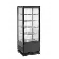 Capacidad de la vitrina de refrigeración 98l Amitek negro Ak98ebn