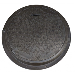 Capacul trapei pentru fosa septică5Ton 60cm WL-60/80CA50 negru