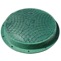 Capacul trapei pentru fosa septică5Ton 60cm WL-60/80ZA50 verde