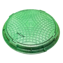 Capacul trapei pentru fosa septică60cm WL-60/75 verde