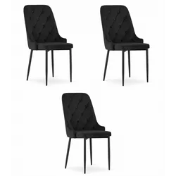 CAPRI chair - black x 3