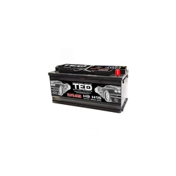 Car battery 12V 107A size 394mm x 175mm x h190mm 955A AGM Start-Stop TED Automotive TED003843