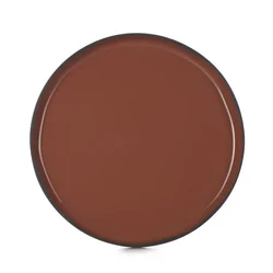 CARACTERE flat plate 15 cm Cinnamon