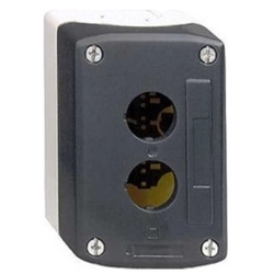 Carcaça do cassete Schneider Electric 2-otworowa 22mm cinza IP65 - XALD02