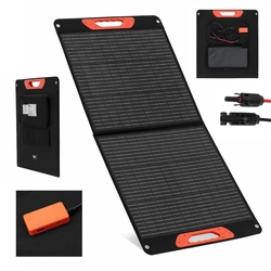 Cargador solar panel solar plegable camping turistico 2 xUSB 100 EN