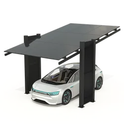 Carport cu panouri fotovoltaice - Model 03 ( 1 loc )