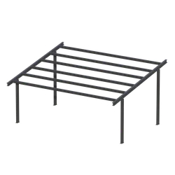 Carport-Struktur - Modell 05 ( 2 Plätze)