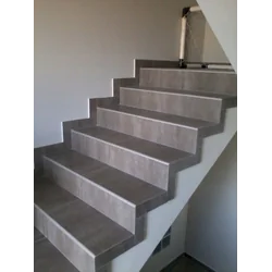 Carreaux d'escalier gris 30x60 ANTIDÉRAPANT, imitation béton, MOINS CHER