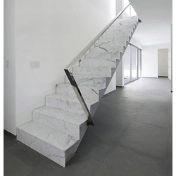 Carrelage escalier 100x30 MARBRE semi-brillant arrondi