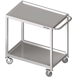 Carrello a due ripiani 1100x500x850 mm