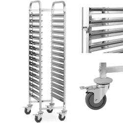 Carro de transporte HoReCa para bandejas y contenedores 1/1 GN