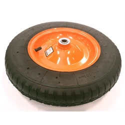Cart wheel HERVIN CONSTRUCTION,3,5-8, with metal disc, inflatable,LIM3.5-8