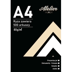Carta per fotocopie A4 80g Atelier 1-paleta 64Kartony