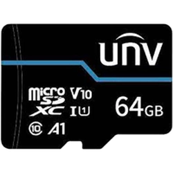 Cartão de memória 64GB, CARTÃO AZUL - UNV TF-64G-T-L