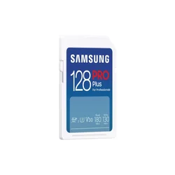 Cartão de Memória Cartão Secure Digital Samsung, PRO Plus, 128GB, MB-SD256S/EU, Classe U1, V10, até 120MB/S