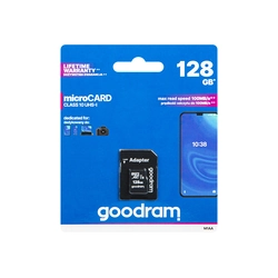 Carte microSDXC 128GB+adapter SD CL10