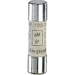 Cartucho fusible cilíndrico Legrand 10x38mm 8A aM 500V HPC (013008)