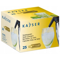 Cartuchos para agua con gas 25 piezas KAYSER