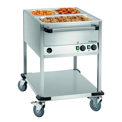 Cărucior de mâncare Bain-Marie 2x Gn 1/1 Bartscher