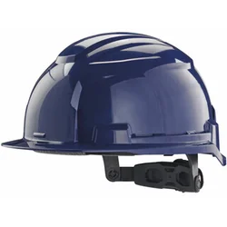 Casco di sicurezza da lavoro Milwaukee BOLT100 blu, non ventilante