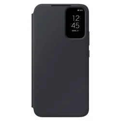 Case-cover met klepvenster, portemonnee voor Galaxy A34 5G Smart View Wallet-kaart, zwart