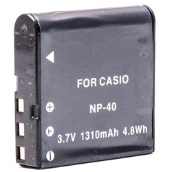Casio, baterie NP-40