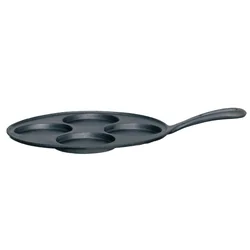 Cast iron frying pan for fried eggs