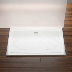 Cast shower tray Ravak Gigant Pro, 100x90 white