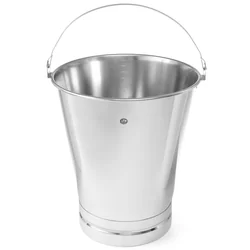 Catering bucket for the kitchen made of stainless steel with ring and 15L graduation - Hendi 516720