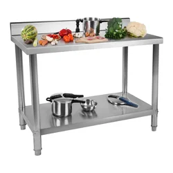 Cateringbord med kant 120x60cm