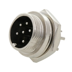 CB microphone socket 6PIN for housing 1 Piece