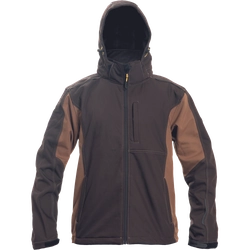 DAYBORO softshell jacket dark brown XL