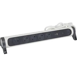 Legrand power strip Extension cable with USB 5X2P+Z 1.5M-B/G Legrand 049421 himp