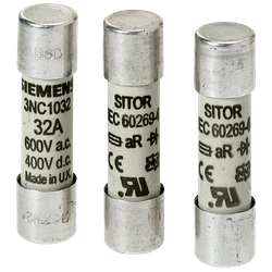 Cylindrical fuse Siemens 3NC10200MK 10x38 mm AC gR (general purpose semiconductor protection)
