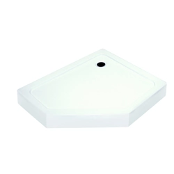 Kerra Glasgow pentagonal shower tray 100x80, right