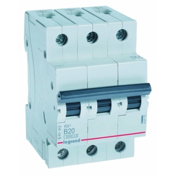 Circuit breaker RX3 3P b 20A 6000A