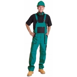 Overalls CXS LUXY ROBIN (EMIL) lacquered cotton green / black