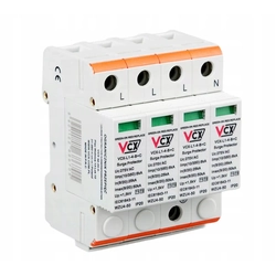 AC surge arrester VCX B+C T1+T2 4P 12,5kA