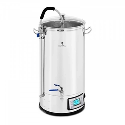 Mash kettle - 50 L - 3000 W - 25-100 ° C - stainless steel - LCD display - timer ROYAL CATERING 10011962 RCBM-50N
