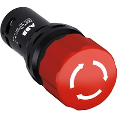 CE3T-10R-11 Bouton de sécurité1NO1NC rouge